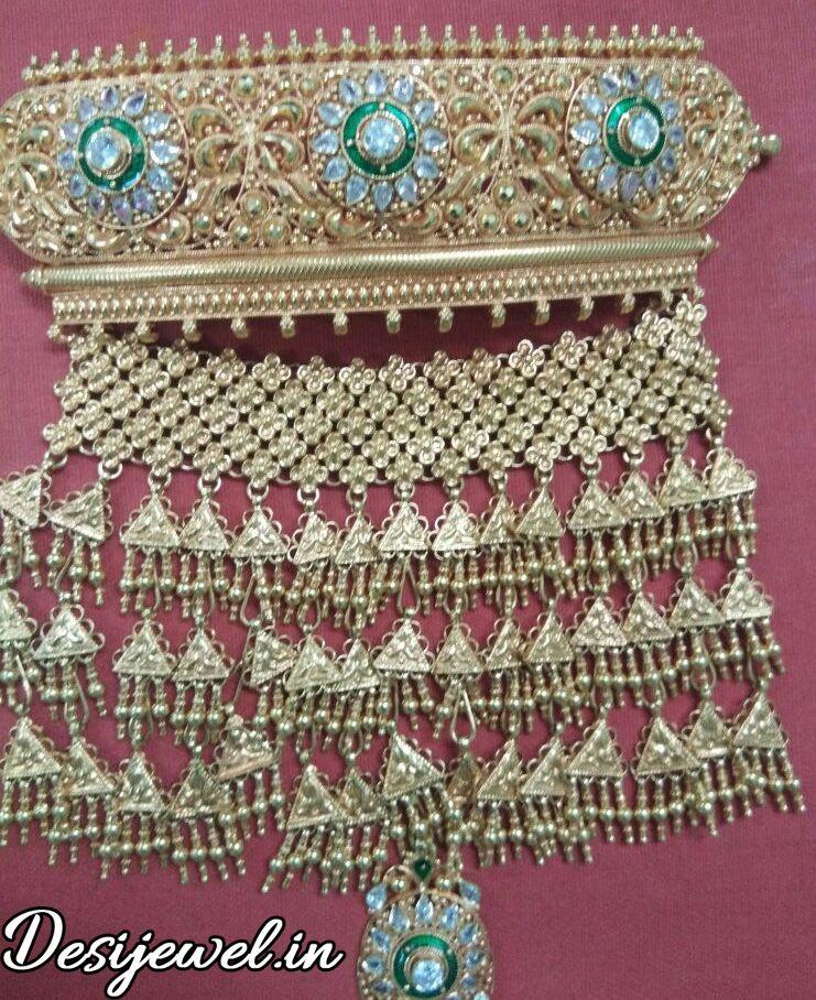 New and Latest Design of Rajasthani desi gold rajputi aad 