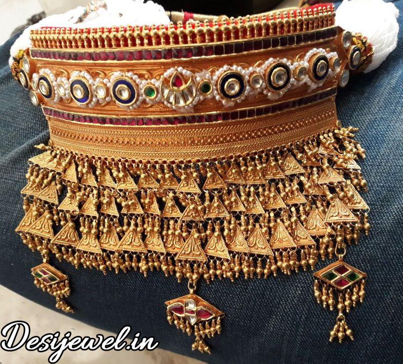 New and Latest Design of Rajasthani desi gold rajputi aad 
