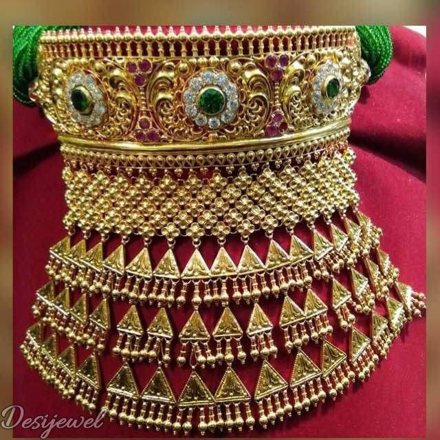 New and Latest Design of Rajasthani desi gold rajputi aad 