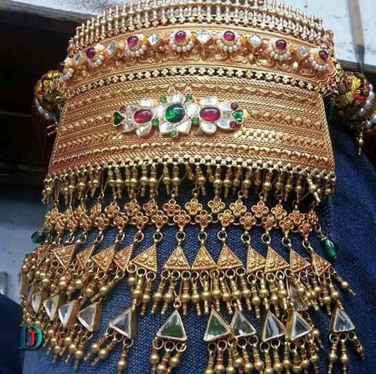 New and Latest Design of Rajasthani desi gold rajputi aad 