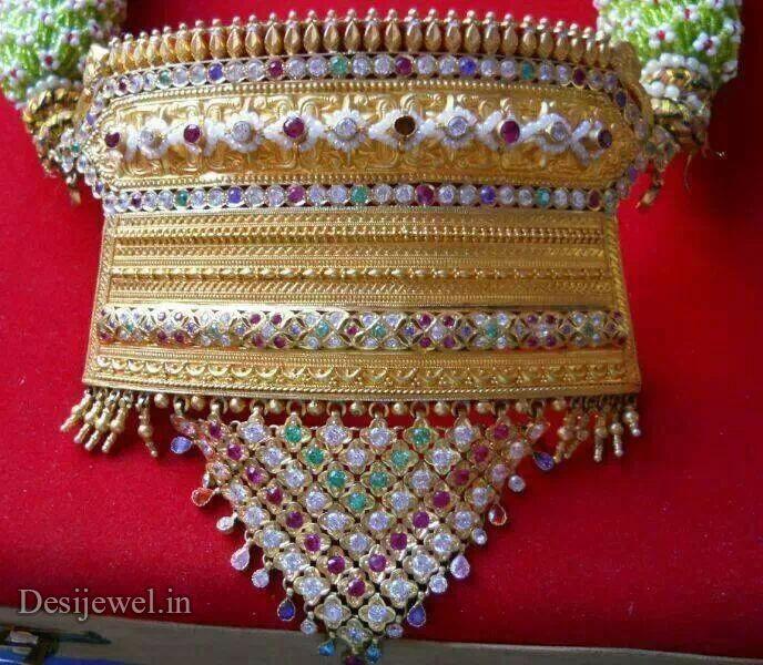 New and Latest Design of Rajasthani desi gold rajputi aad 