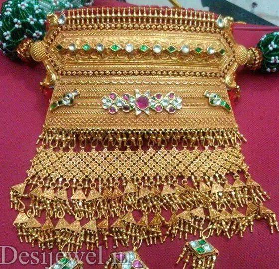 New and Latest Design of Rajasthani desi gold rajputi aad 