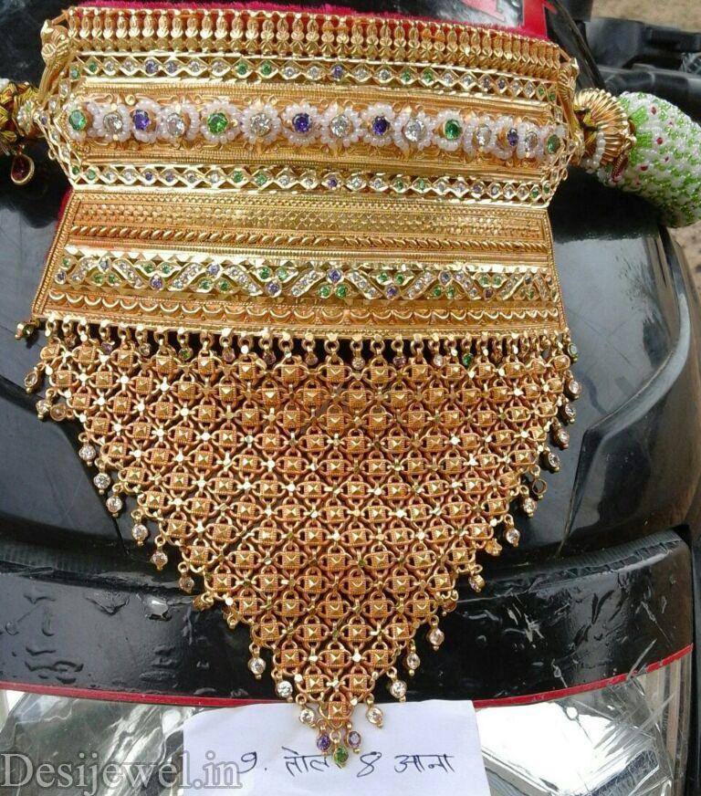 New and Latest Design of Rajasthani desi gold rajputi aad 