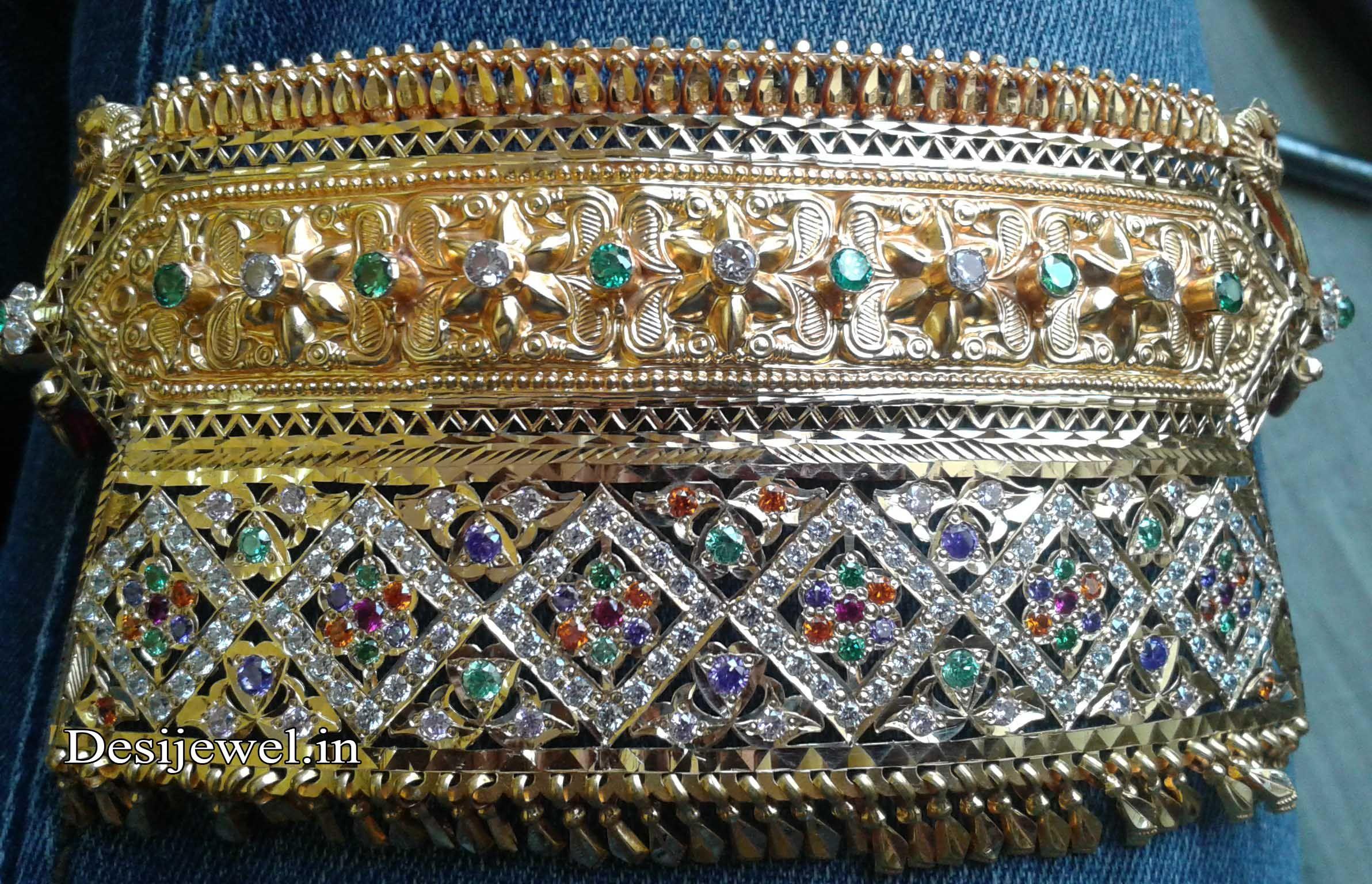 New and Latest Design of Rajasthani desi gold rajputi aad  with weight 100 gm