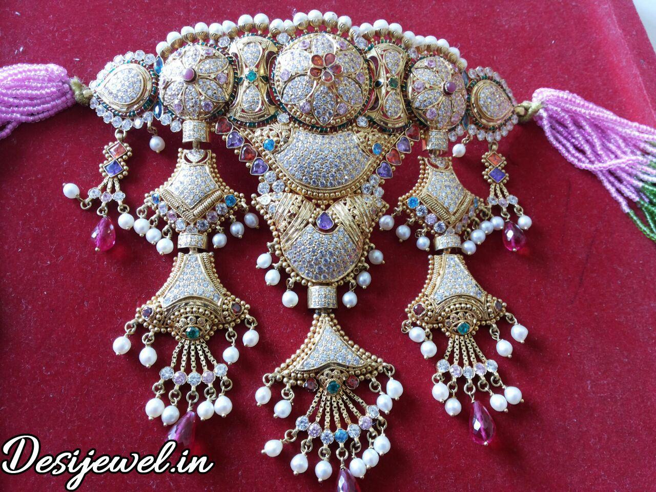 New and Latest Design of Rajasthani Desi gold Gala-Aad 