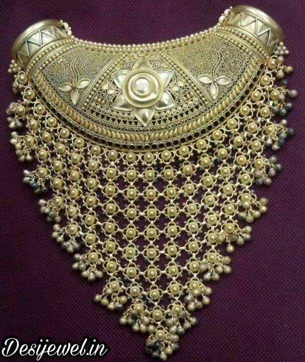 New and Latest Design of Rajasthani Desi gold Gala-Aad 