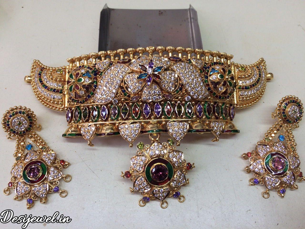 New and Latest Design of Rajasthani Desi gold Gala-Aad 