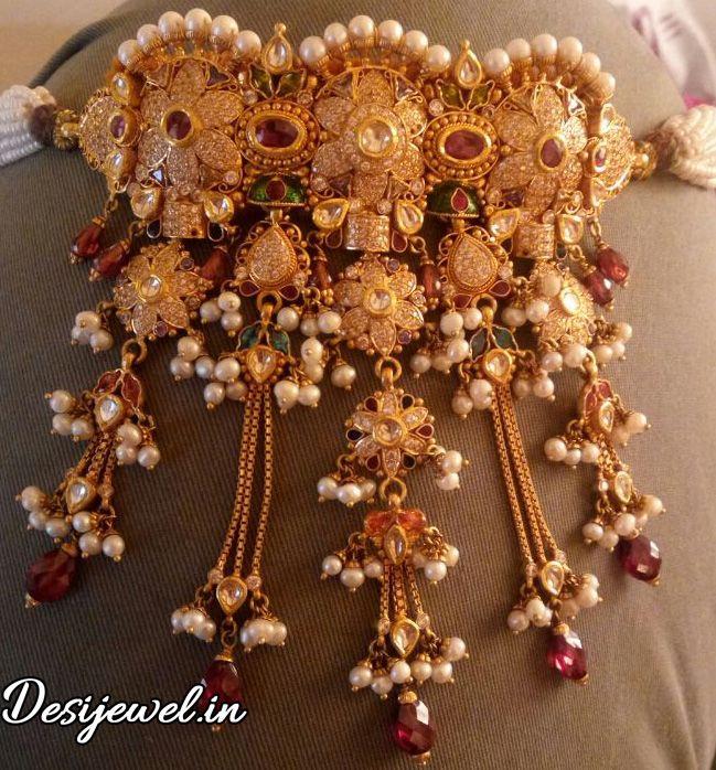 New and Latest Design of Rajasthani Desi gold Gala-Aad 