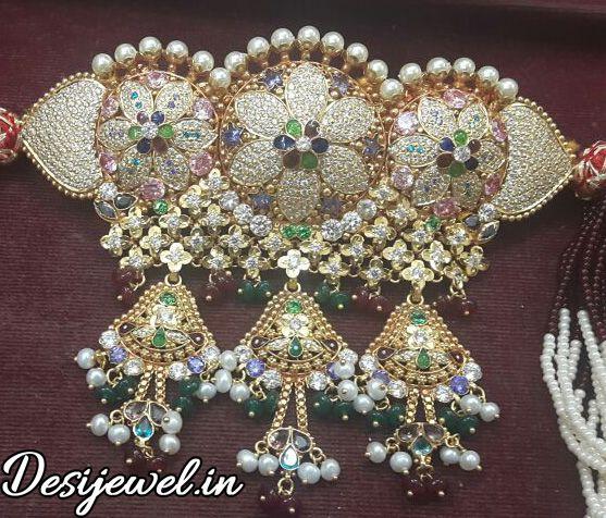 New and Latest Design of Rajasthani Desi gold Gala-Aad 