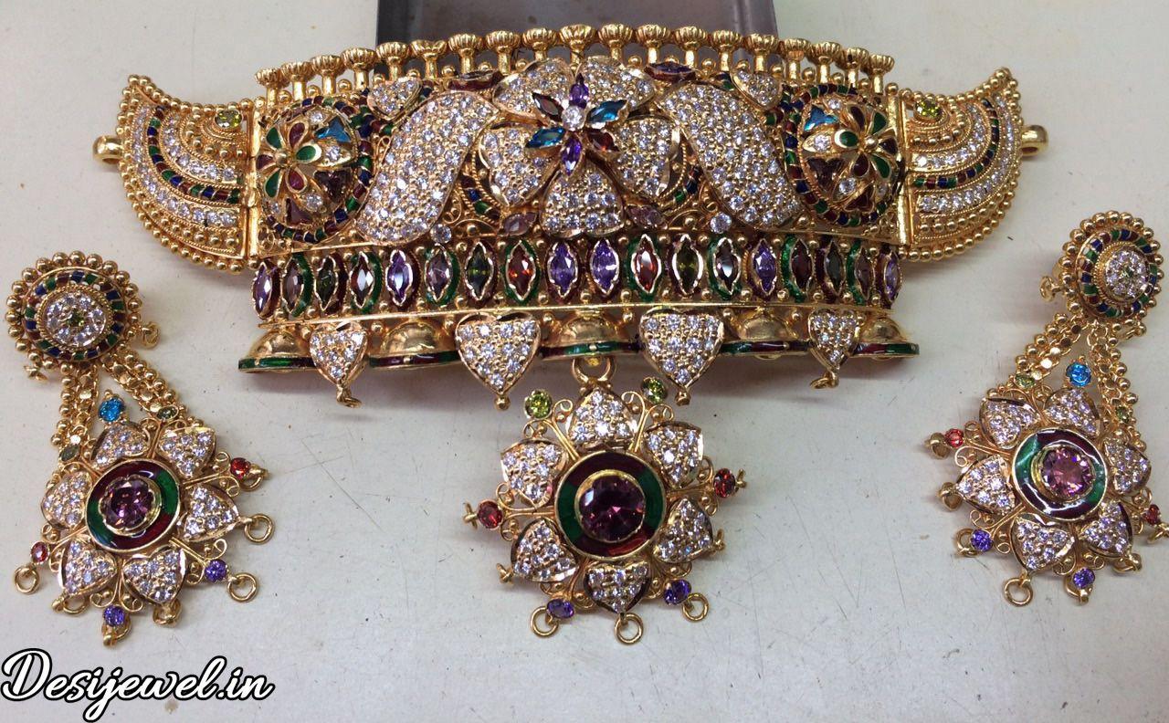 New and Latest Design of Rajasthani Desi gold Gala-Aad 