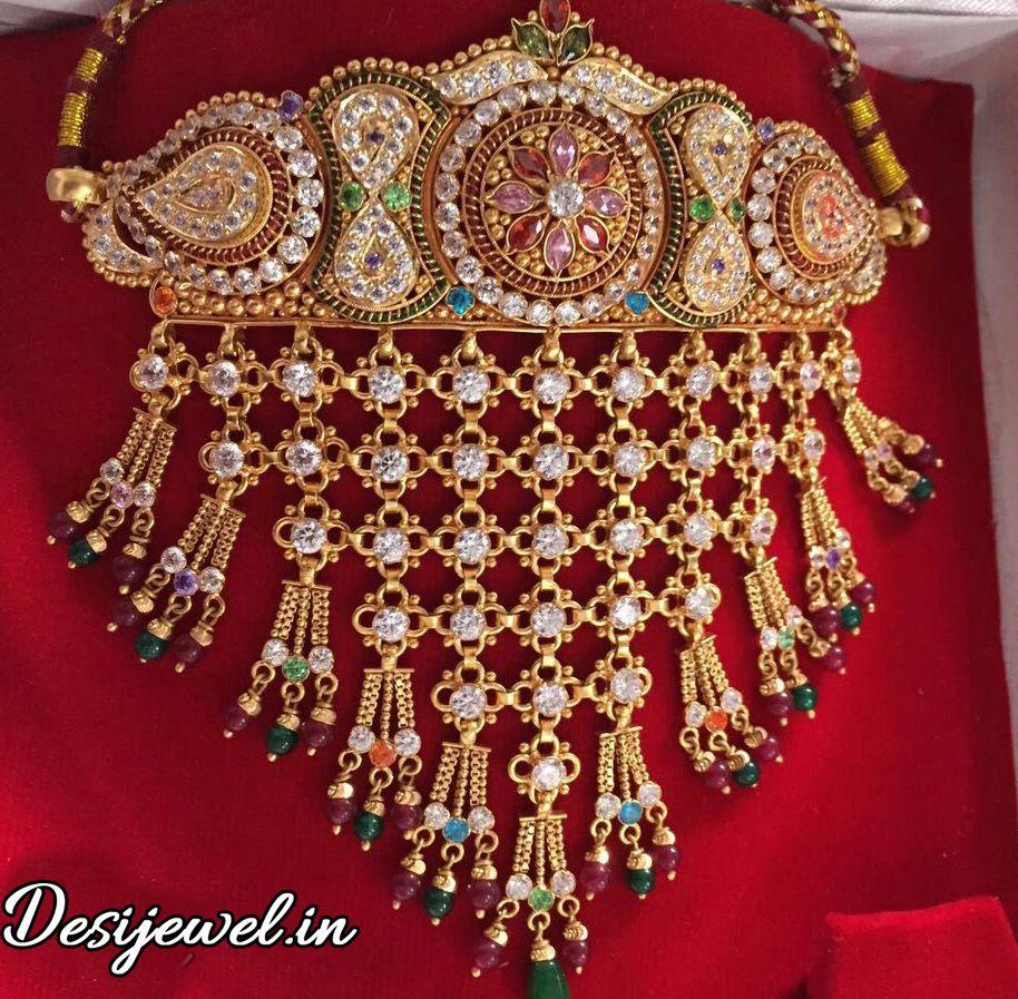 New and Latest Design of Rajasthani Desi gold Gala-Aad 