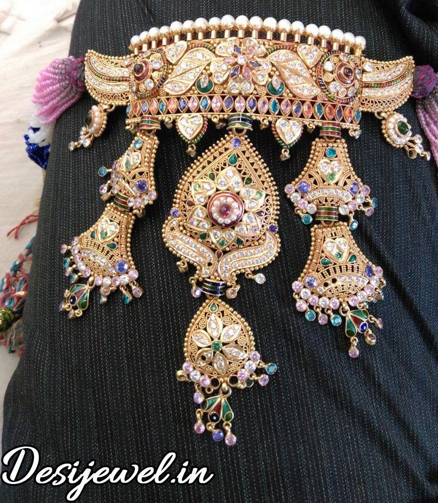 New and Latest Design of Rajasthani Desi gold Gala-Aad 