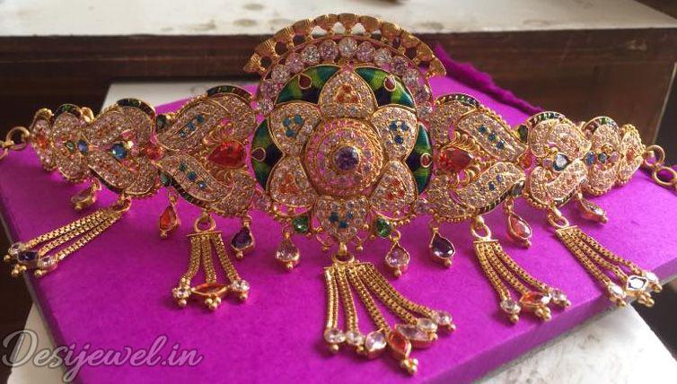 New and Latest Design of Rajasthani Desi gold Gala-Aad 