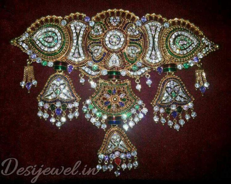 New and Latest Design of Rajasthani Desi gold Gala-Aad 