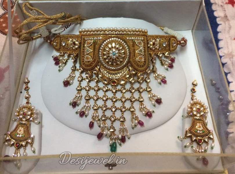 New and Latest Design of Rajasthani Desi gold Gala-Aad 