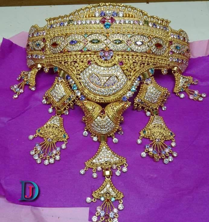 New and Latest Design of Rajasthani Desi gold Gala-Aad 