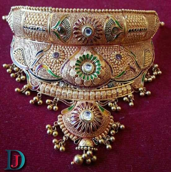 New and Latest Design of Rajasthani Desi gold Gala-Aad 