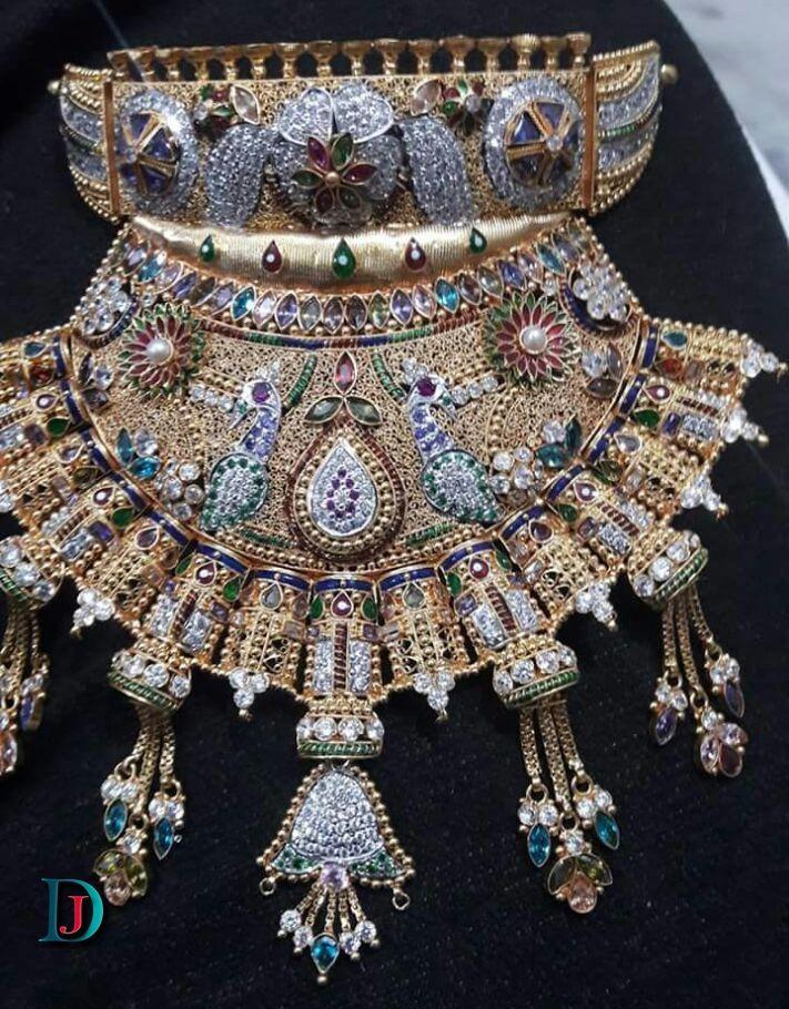 New and Latest Design of Rajasthani Desi gold Gala-Aad 