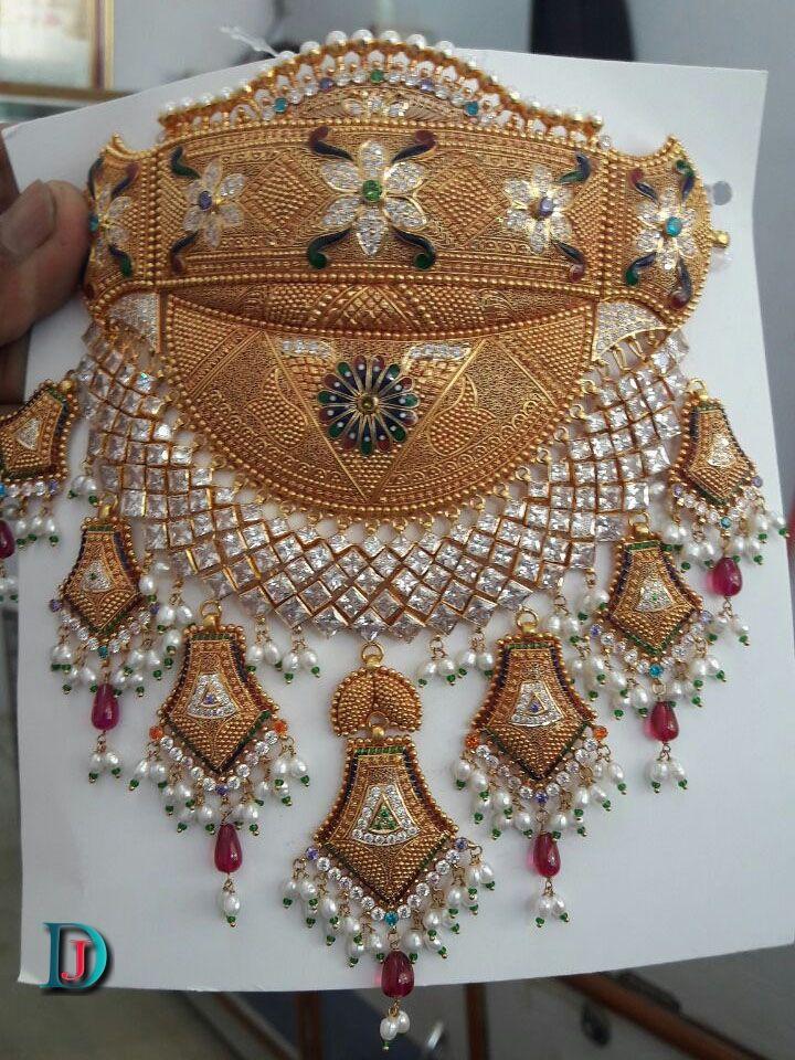 New and Latest Design of Rajasthani Desi gold Gala-Aad 