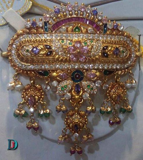 New and Latest Design of Rajasthani Desi gold Gala-Aad 