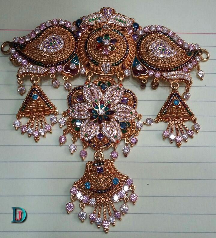 New and Latest Design of Rajasthani Desi gold Gala-Aad 