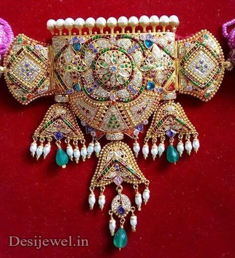 New and Latest Design of Rajasthani Desi gold Gala-Aad 