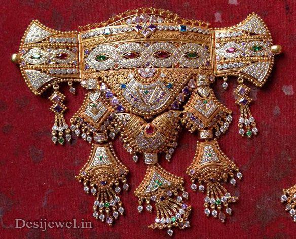 New and Latest Design of Rajasthani Desi gold Gala-Aad 