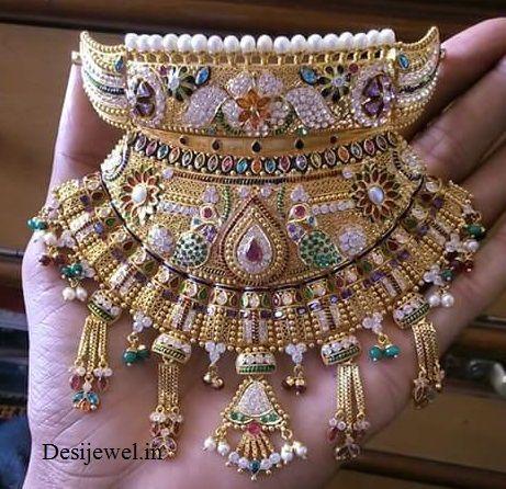 New and Latest Design of Rajasthani Desi gold Gala-Aad 