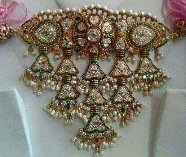 New and Latest Design of Rajasthani Desi gold Gala-Aad 