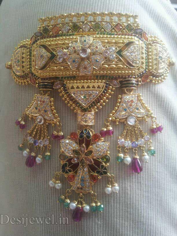 New and Latest Design of Rajasthani Desi gold Gala-Aad 