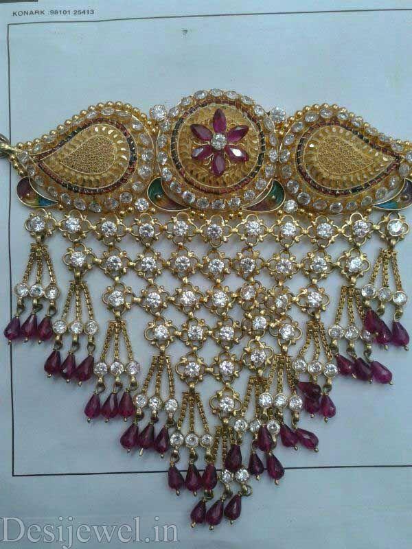 New and Latest Design of Rajasthani Desi gold Gala-Aad 