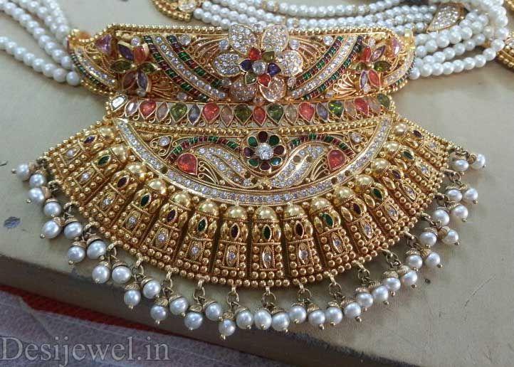 New and Latest Design of Rajasthani Desi gold Gala-Aad 