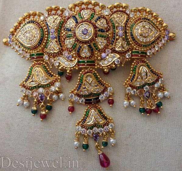 New and Latest Design of Rajasthani Desi gold Gala-Aad 