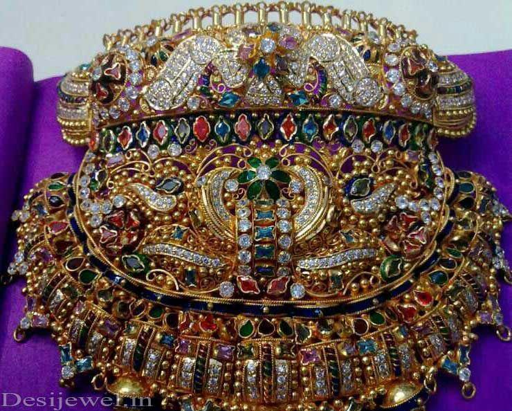 New and Latest Design of Rajasthani Desi gold Gala-Aad 
