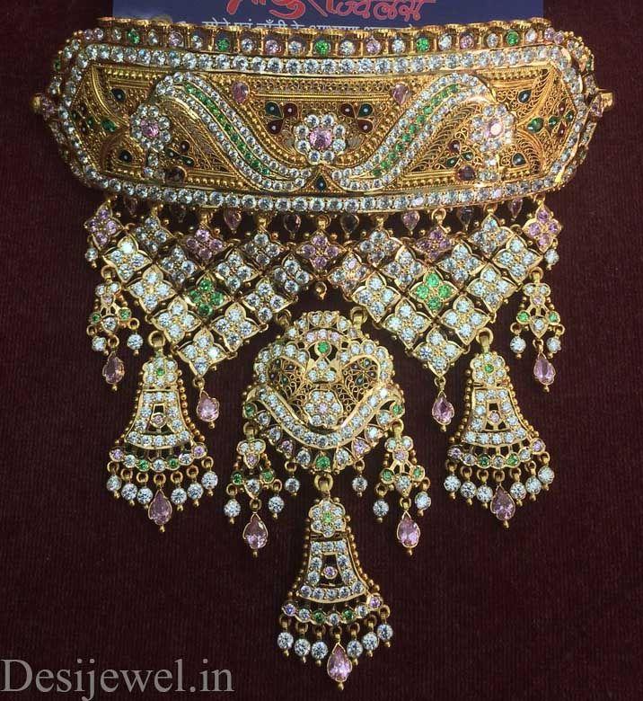 New and Latest Design of Rajasthani Desi gold Gala-Aad 