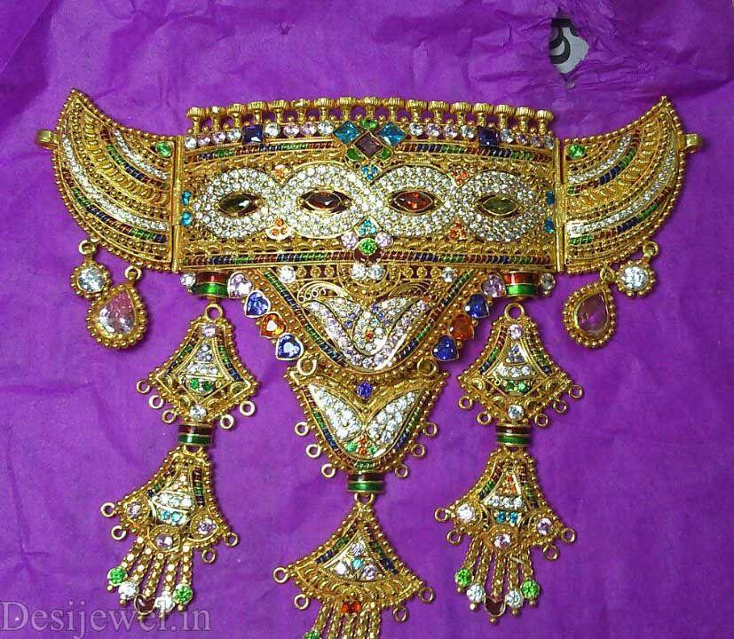 New and Latest Design of Rajasthani Desi gold Gala-Aad 