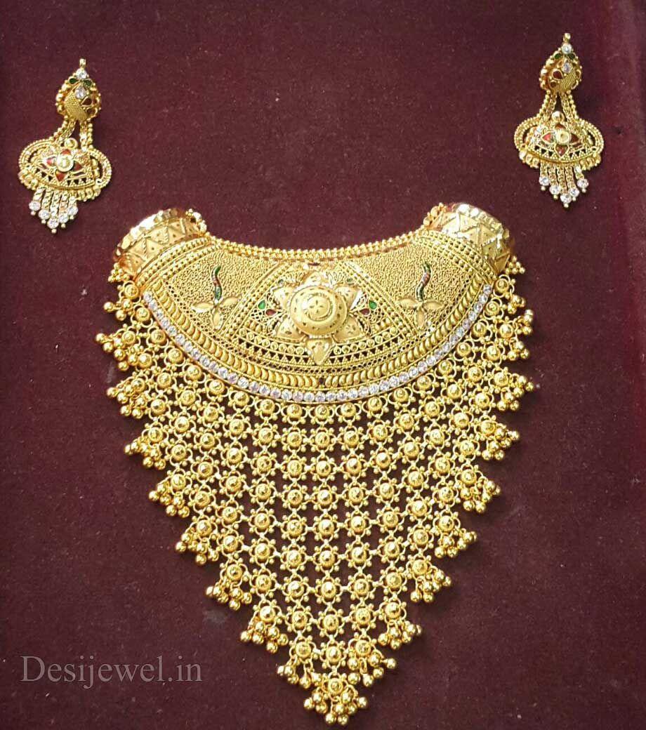 New and Latest Design of Rajasthani Desi gold Gala-Aad 