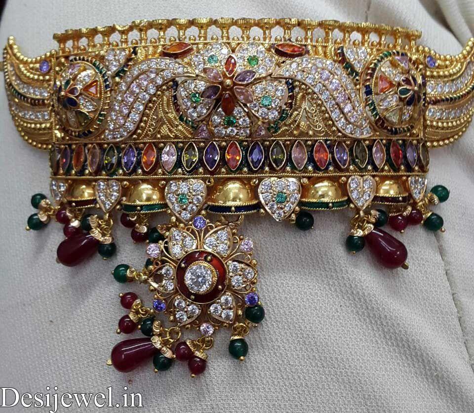 New and Latest Design of Rajasthani Desi gold Gala-Aad 