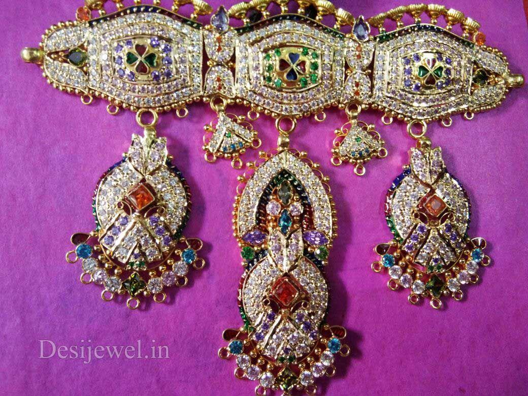 New and Latest Design of Rajasthani Desi gold Gala-Aad 