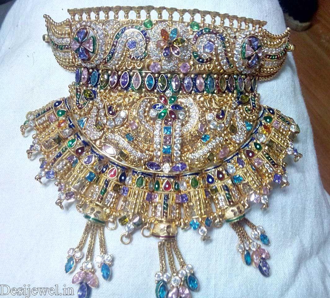 New and Latest Design of Rajasthani Desi gold Gala-Aad 