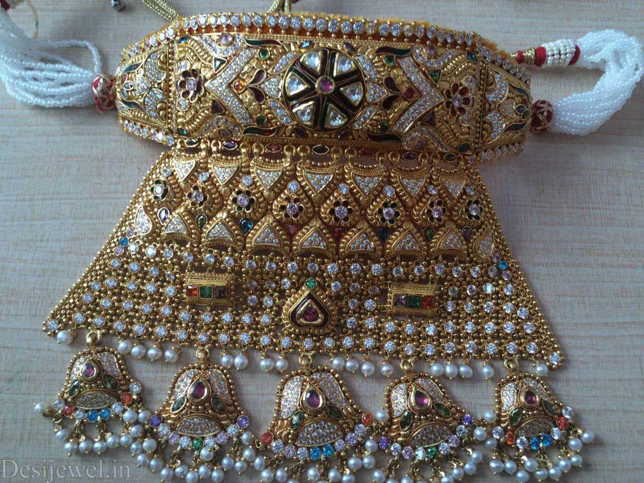 New and Latest Design of Rajasthani Desi gold Gala-Aad 
