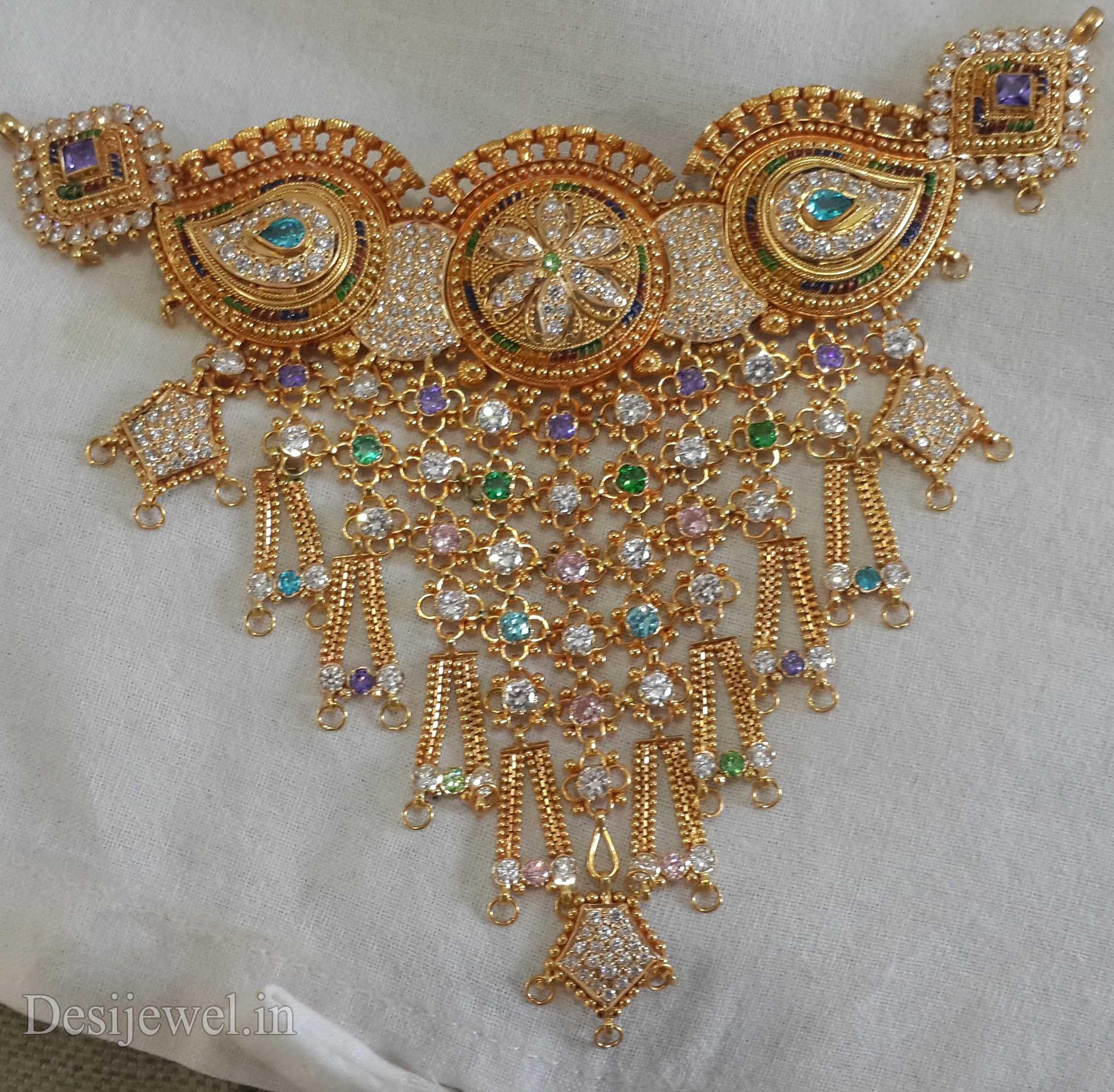 New and Latest Design of Rajasthani Desi gold Gala-Aad 