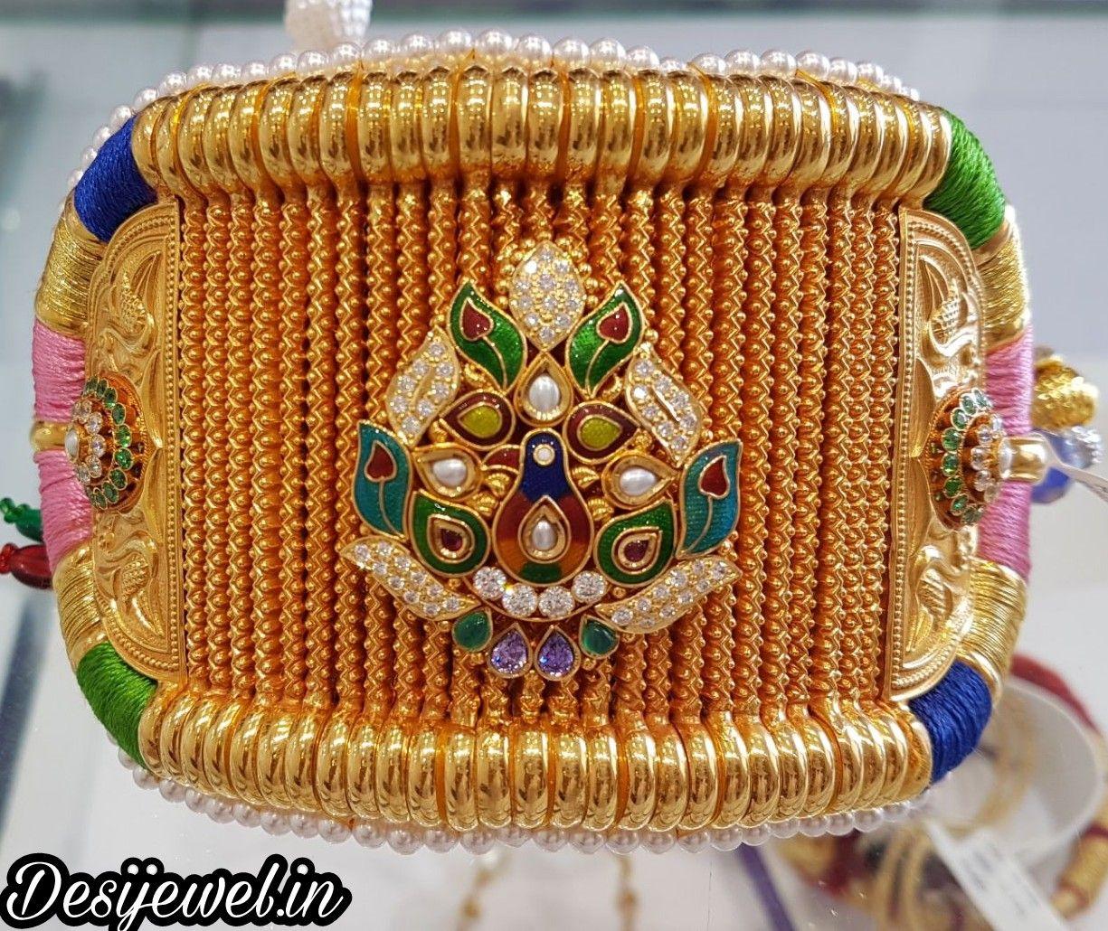 New and Latest Design of Rajasthani fancy gold hath-baajubandh 