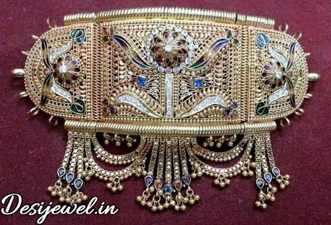 New and Latest Design of Rajasthani fancy gold hath-baajubandh 