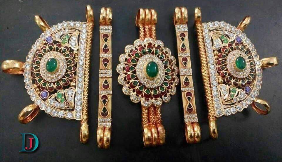 New and Latest Design of Rajasthani fancy gold hath-baajubandh 