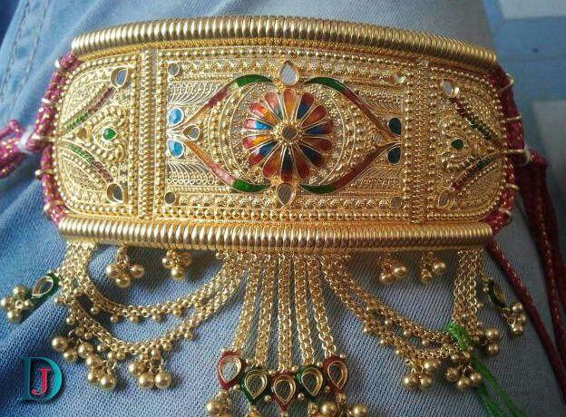 New and Latest Design of Rajasthani fancy gold hath-baajubandh 