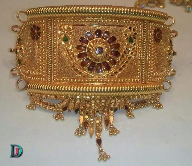 New and Latest Design of Rajasthani fancy gold hath-baajubandh 