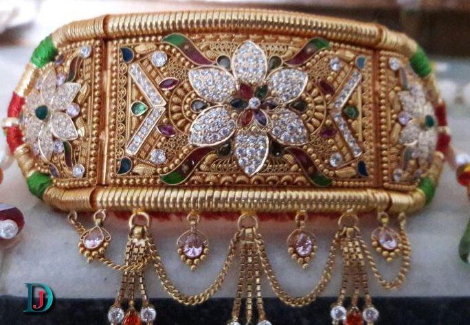 New and Latest Design of Rajasthani fancy gold hath-baajubandh 