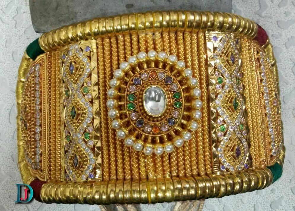 New and Latest Design of Rajasthani fancy gold hath-baajubandh 