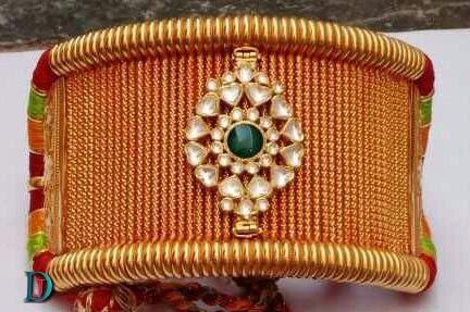 New and Latest Design of Rajasthani fancy gold hath-baajubandh 